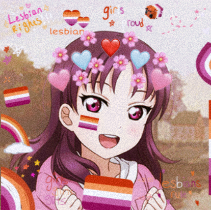 a Leah headcanon edit made for her birthday! Leah is a lesbian in my headcanon but I would like to...