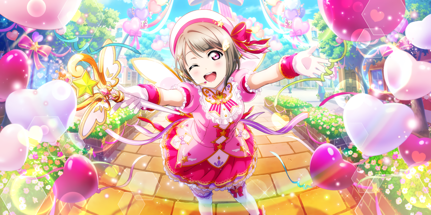 I finally of a kasumi UR, and she is so cute. I am glad she came with the event because I cannot...