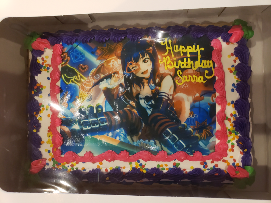 hehe. I put my best girl on my cake for my birthday...