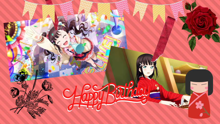 Happy New year & Birthday, Dia!  Btw the japanese doll resembles Dia's outfit in the still!!!!!!  I...