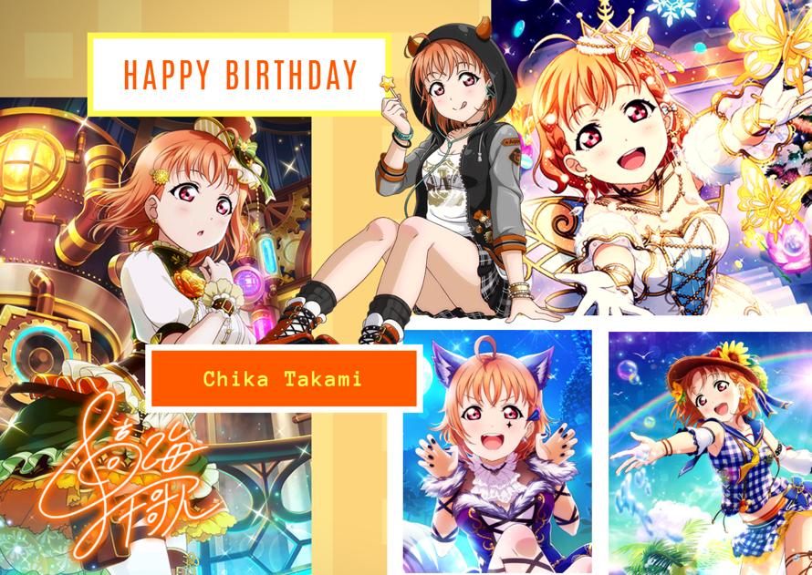 Happy  belated  birthday Chika!!  Posted it on time on insta tho xD