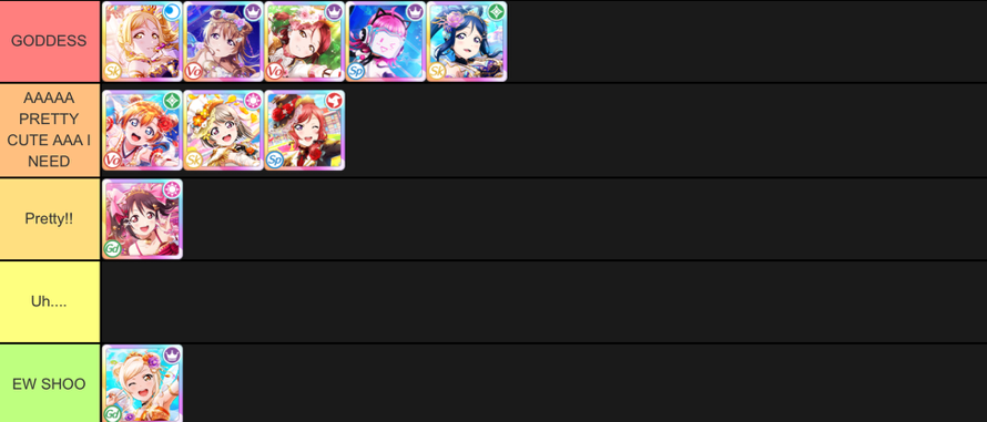 Tier list for the last 10 urs btw these r all my opinions ok now shoe
