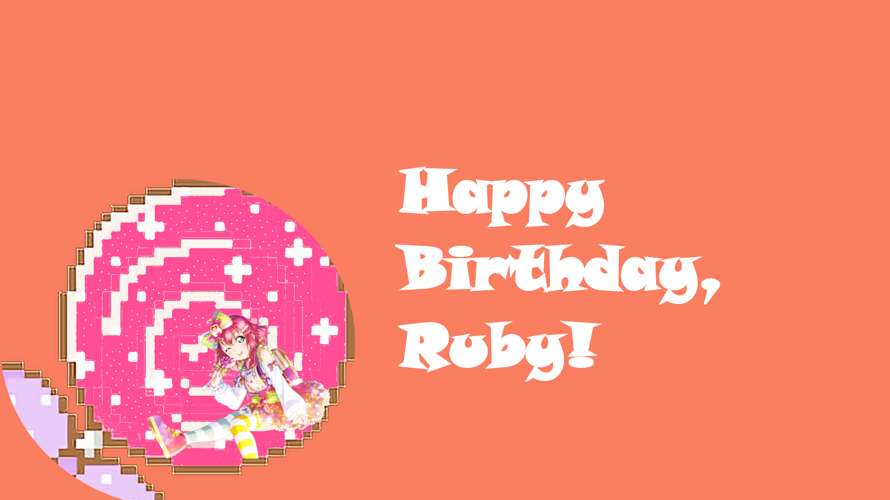 A late Happy Birthday to Ruby!
