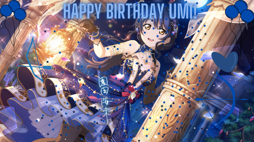 Love Arrow Shoot tttttttt to!!! Happy Birthday Umi chan! Keep doing your best at archery!!