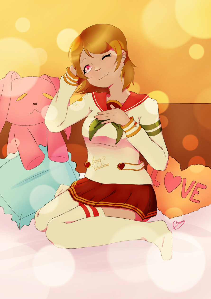       Finished !!  
   
I love drawing Hanayo so much !! I hope y'all like this ,,