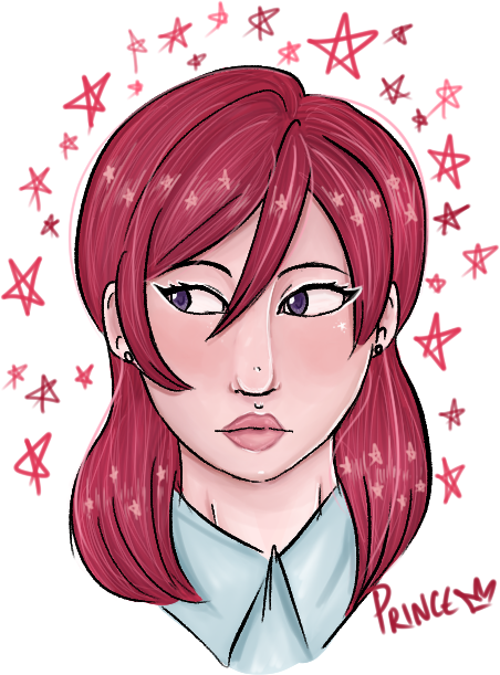 ;;v;; i just got a new tablet so ofc i had to draw maki with it