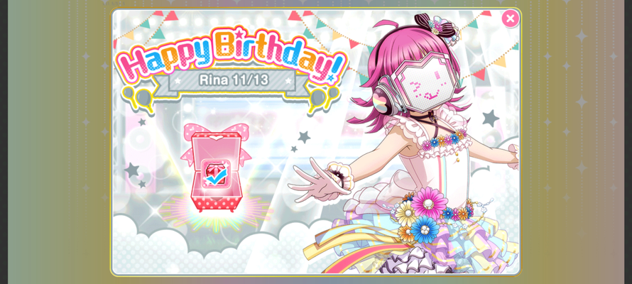 happy birthday Rina