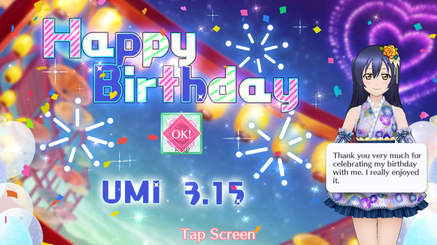 Happy Birthday Umi!