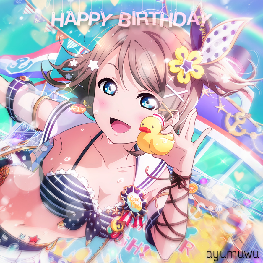 Happy Birthday to my favorite second year in Aqours, You Watanabe! 💙💙