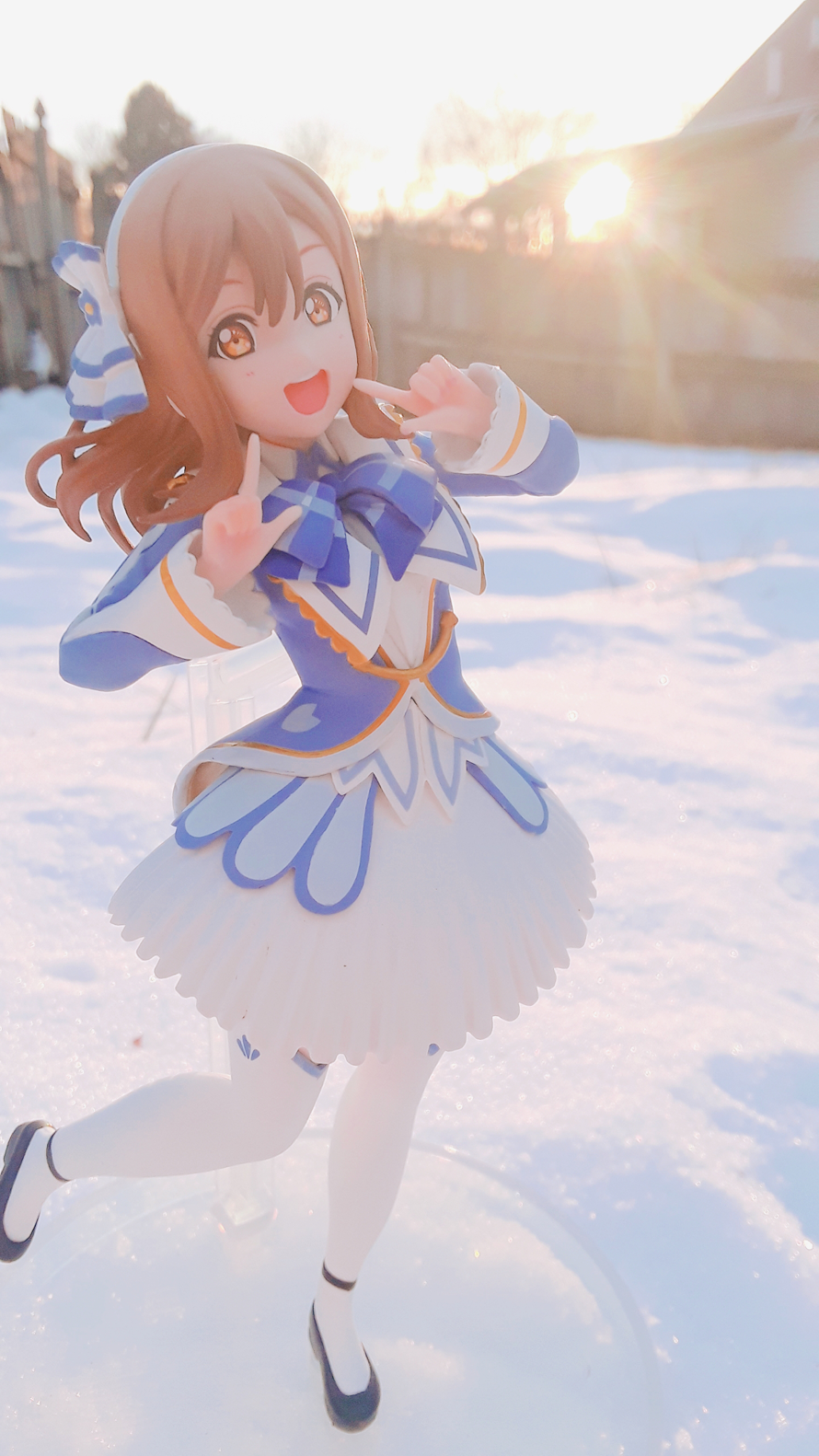 Decided to take my Hanamaru out for a lovely winter walk to celebrate finally having snow this year!...