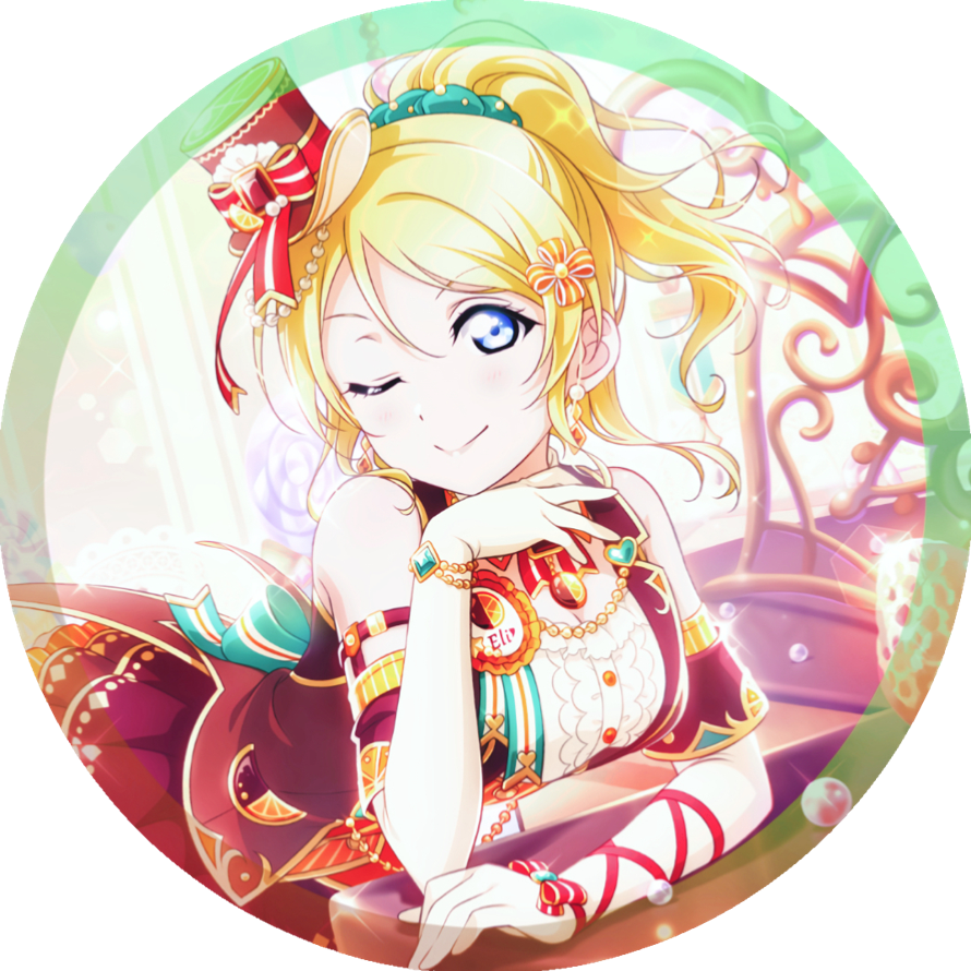 Happy birthday Eli! You're my best girl from μ's and for your birthday, I made a profile icon!