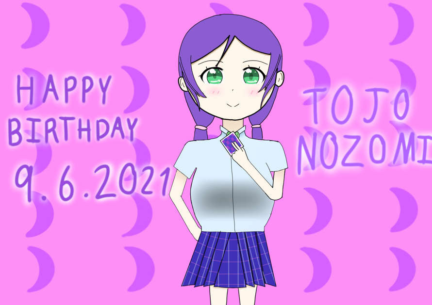 Look like I’m very late this time huh,anyway happy birthday Nozomi!