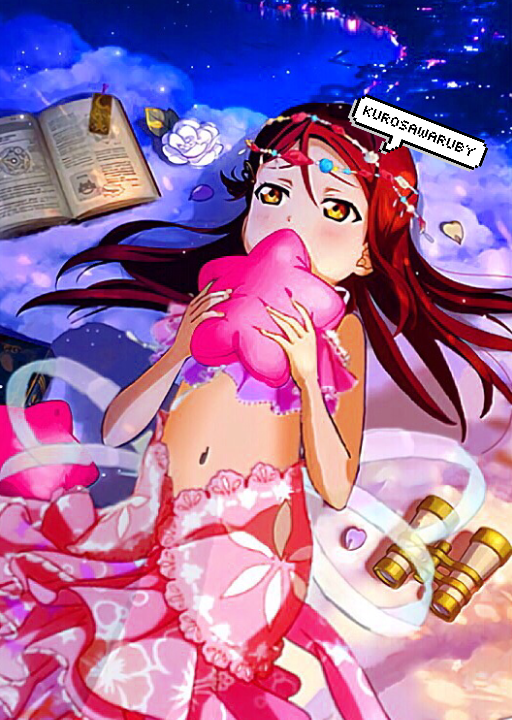 Angel—  Mermaid Riko This is an old edit from my edit page @cherrysodanico lol. I’m thinking about...