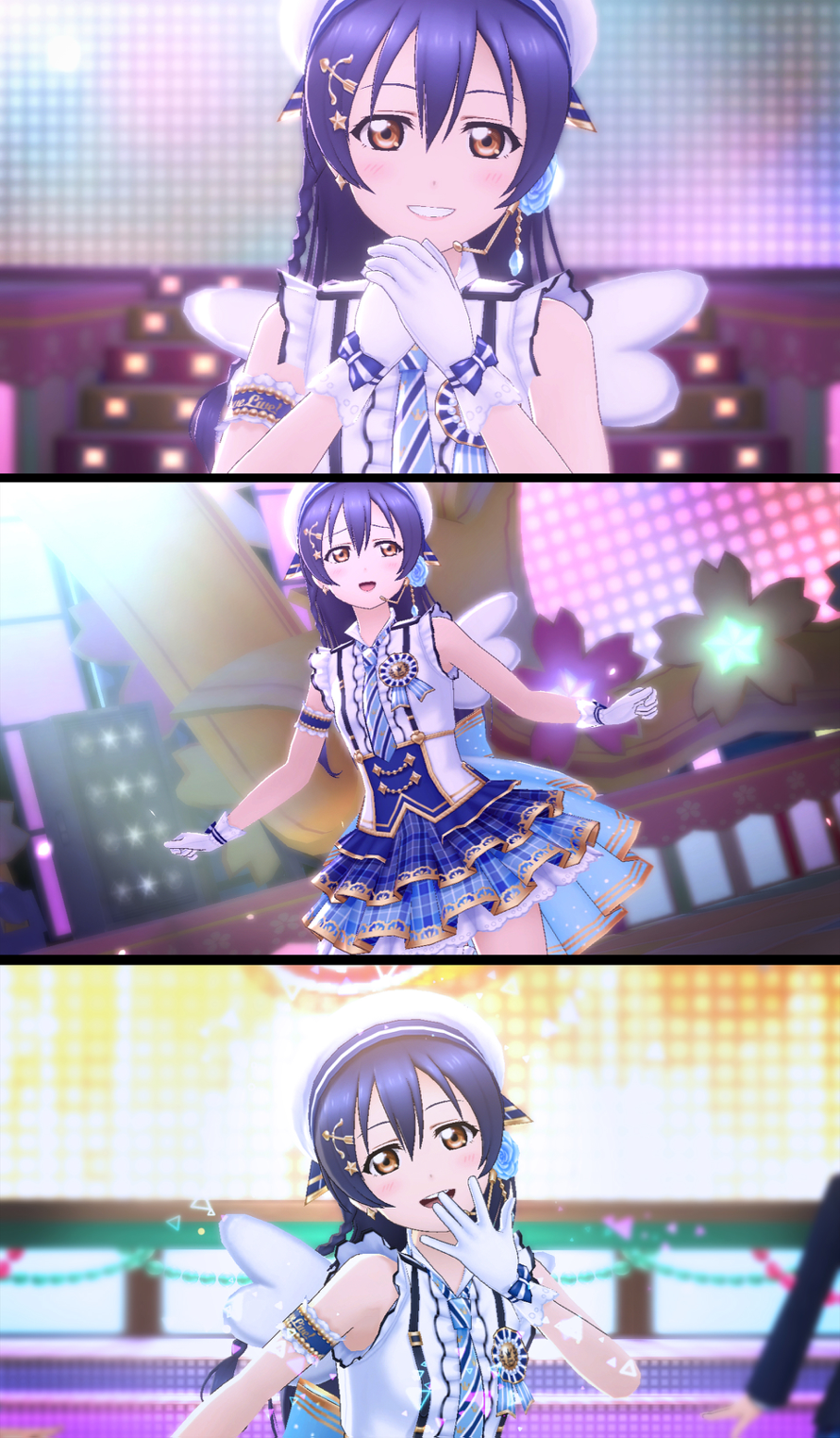 Some pics of Umi's beautiful new costume 💙