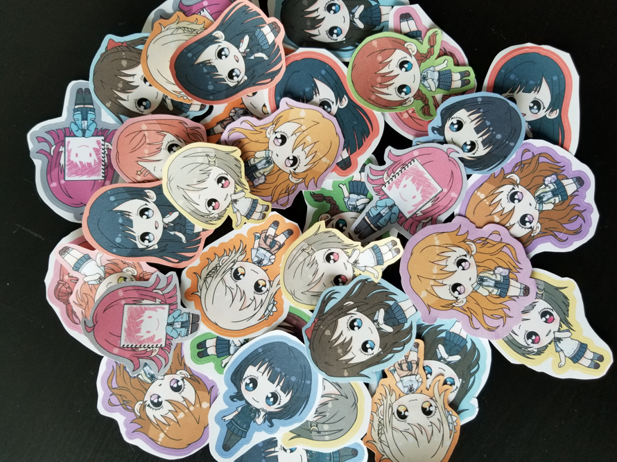 I drew some stickers of the Nijigasaki girls and selling them on my Etsy!