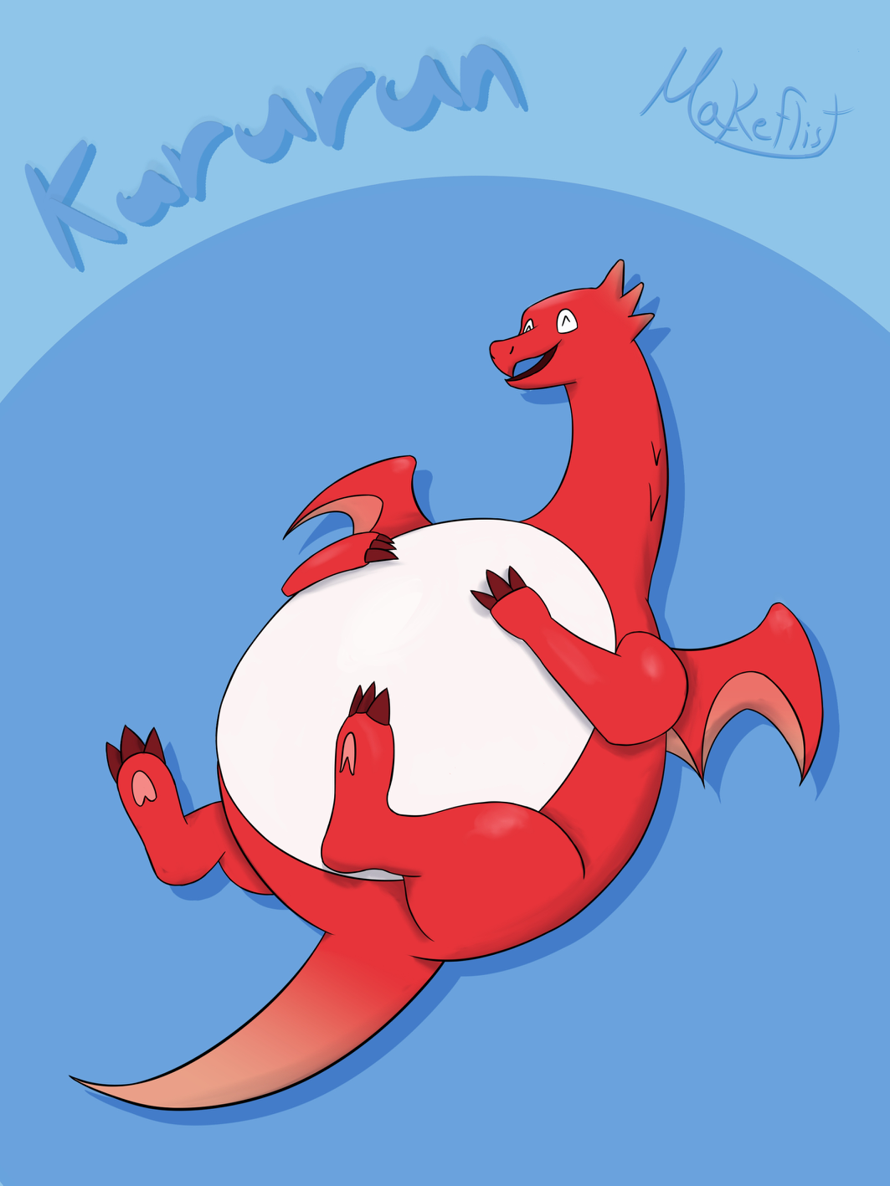 January 16 is the National Appreciate a Dragon Day, so I did a Kururun Fanart!