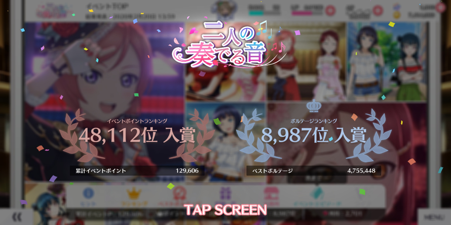 Event  9: Riko/ Maki : The Sound the 2 of us play Result