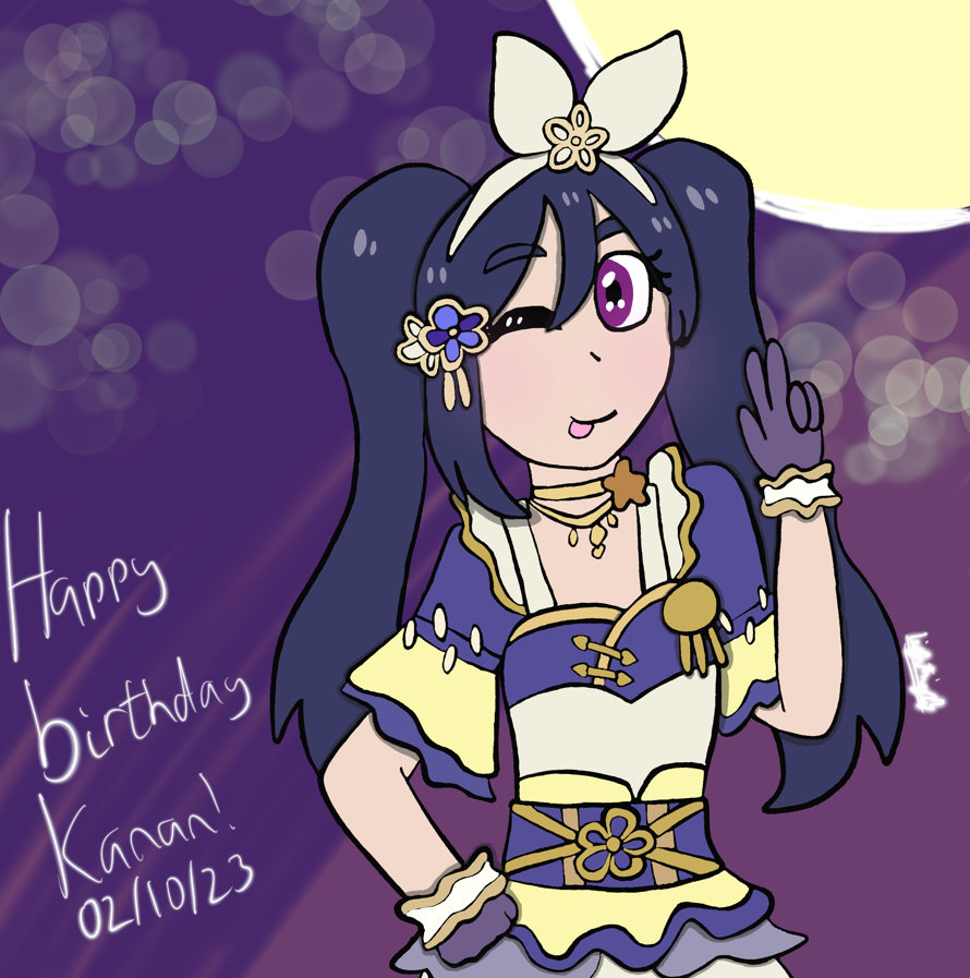 it’s kanan’s birthday once again! i’ve kinda made it a bit of a tradition to draw her on her...