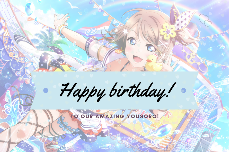 Yet another amazing girl! Yousoro deserves all the love ♥