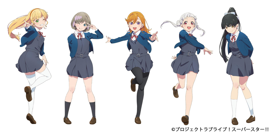 The new illustration of the Yuigaoka girls.