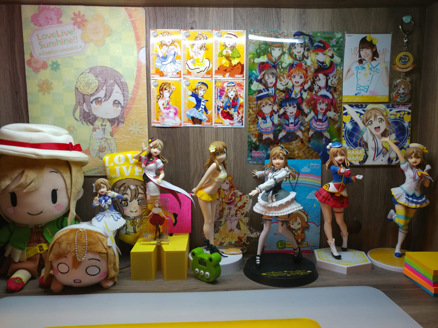 Most of my Hanamaru merch collection! :D
