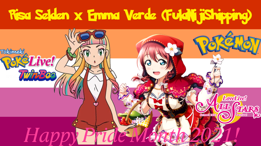 Here is the second Pride Month wallpaper in my series of wallpapers celebrating my Tokimeki...