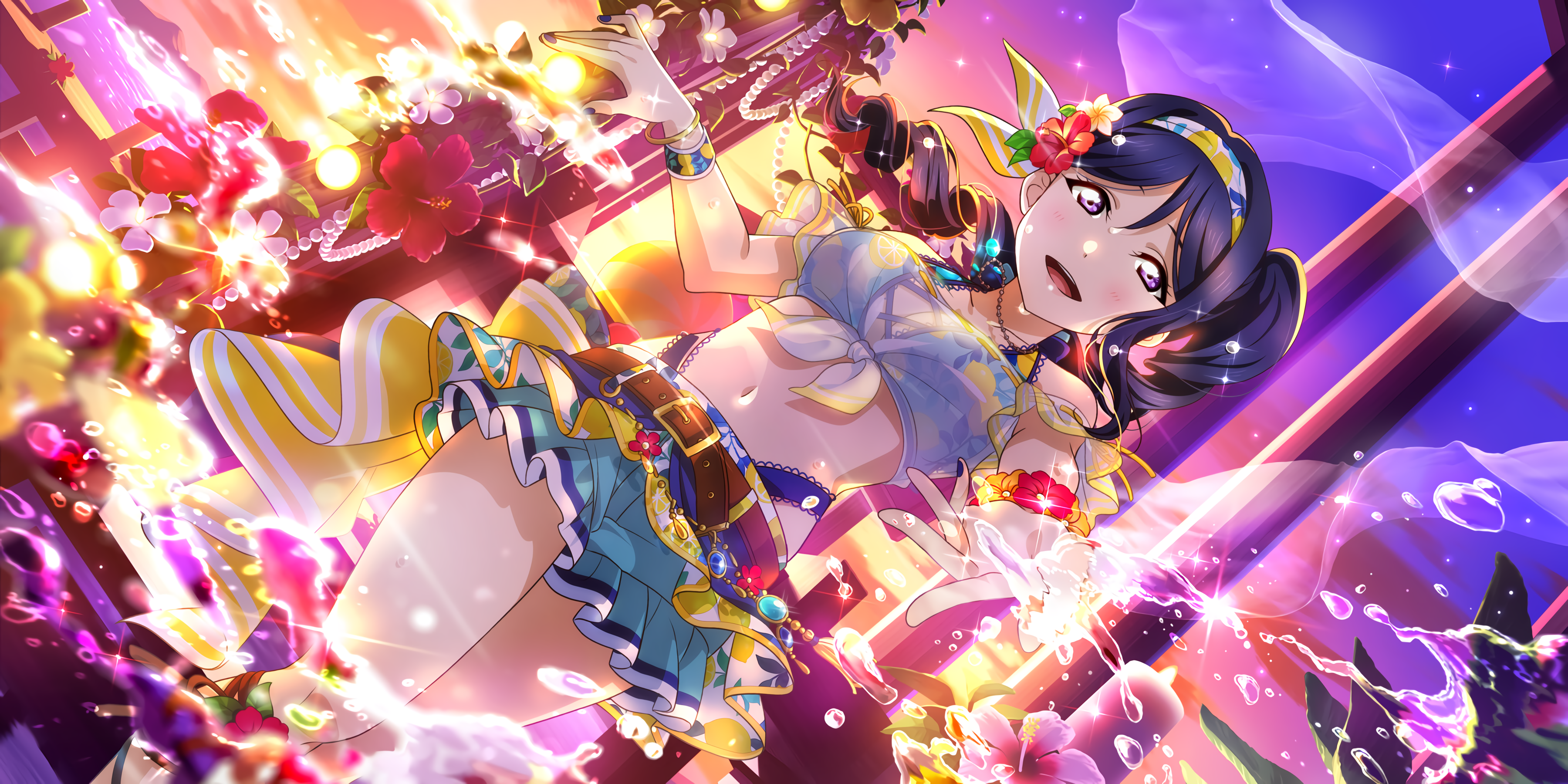 Ur Matsuura Kanan Sweets Bigger Than They Looked Tropical Vacation Cards List All Stars Idol Story Love Live