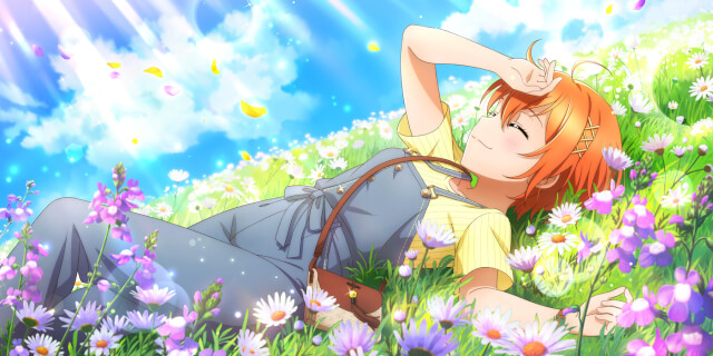 UR Hoshizora Rin 「It Feels Nice to Roll Around / Signs of Spring」