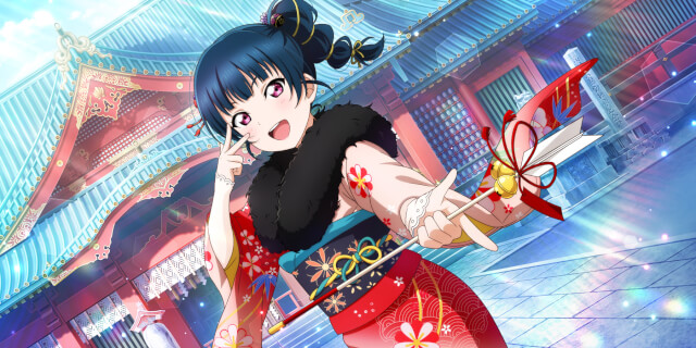 UR Tsushima Yoshiko 「This Will Surely Bring Me Luck! / A Lady in Spring Sun」