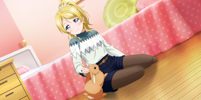 SR Ayase Eli 「I Could Spend All Day Petting You / 🎵 LOVELESS WORLD」