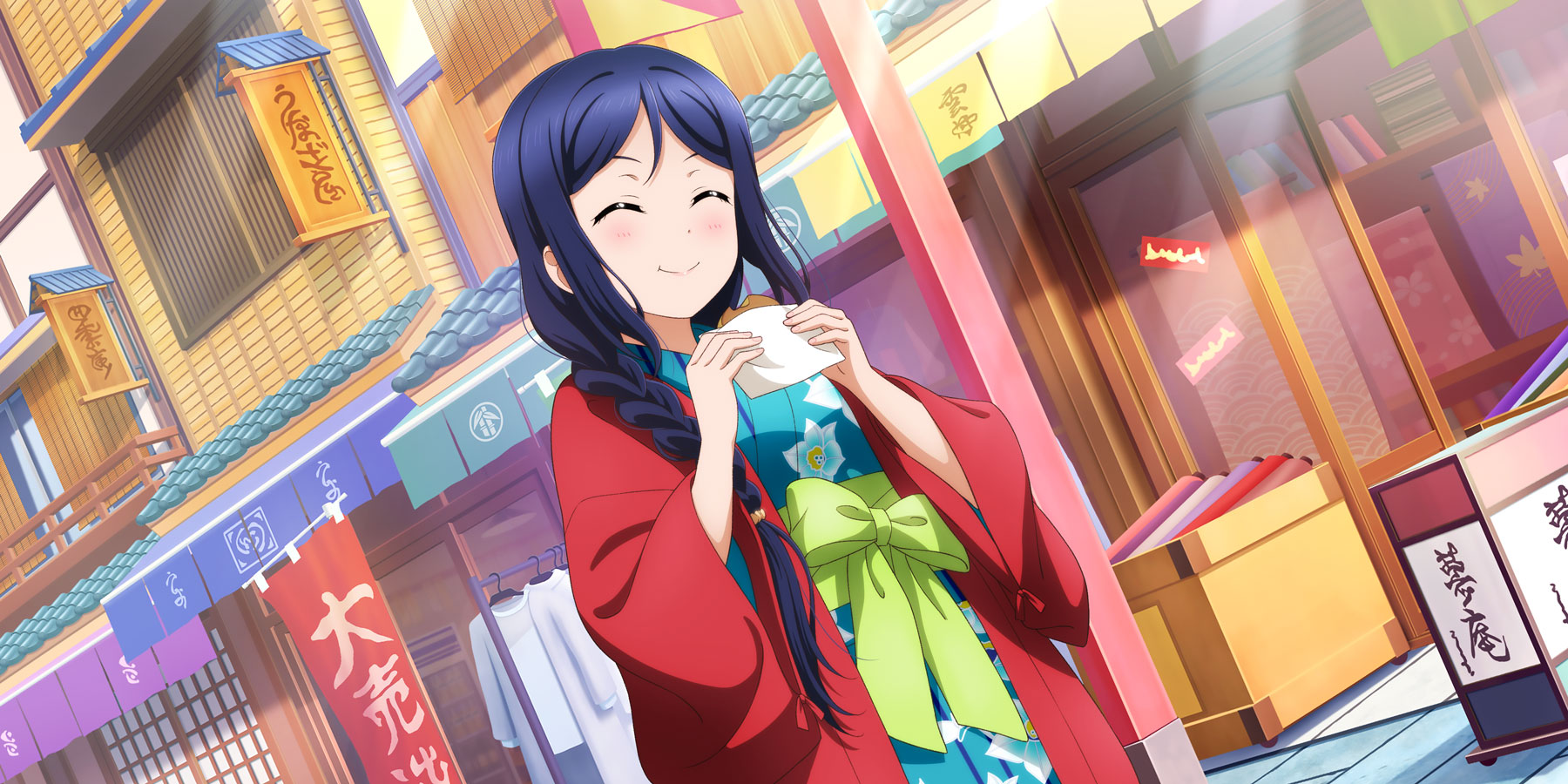 Spring Kanan SR Kanan Matsuura 「This Hot Spring Sweet Bun is Delish / 🎵 Step! ZERO ...