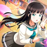 UR Kurosawa Dia 「Little Black Cat Who Loves Ribbons? / A Great Day for Cats」
