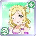 R Ohara Mari 「Aqours' Jokester / Aiming Higher」