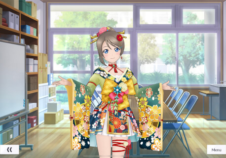UR Watanabe You's costume 「A Moment on a Spring Evening」