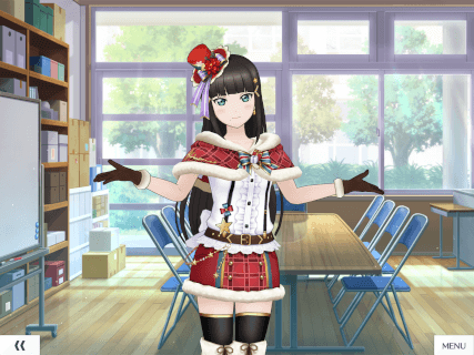 Dia Kurosawa's costume 「🎵 Jingle Bells ga Tomaranai」