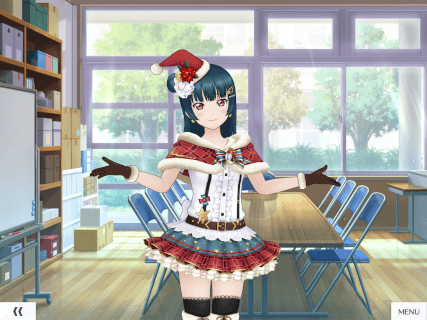 Yoshiko Tsushima's costume 「🎵 Jingle Bells ga Tomaranai」