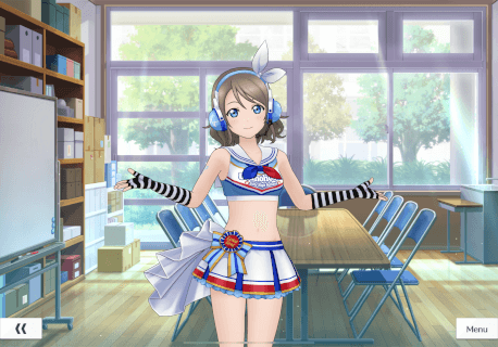 SR Watanabe You's costume 「Happiness Cheerleader」