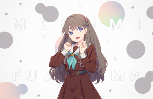 R Megumi Fujishima Cheerleader