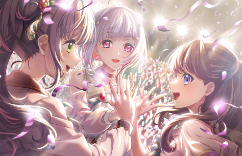 UR Kozue Otomune, Tsuzuri Yugiri & Megumi Fujishima Trickster