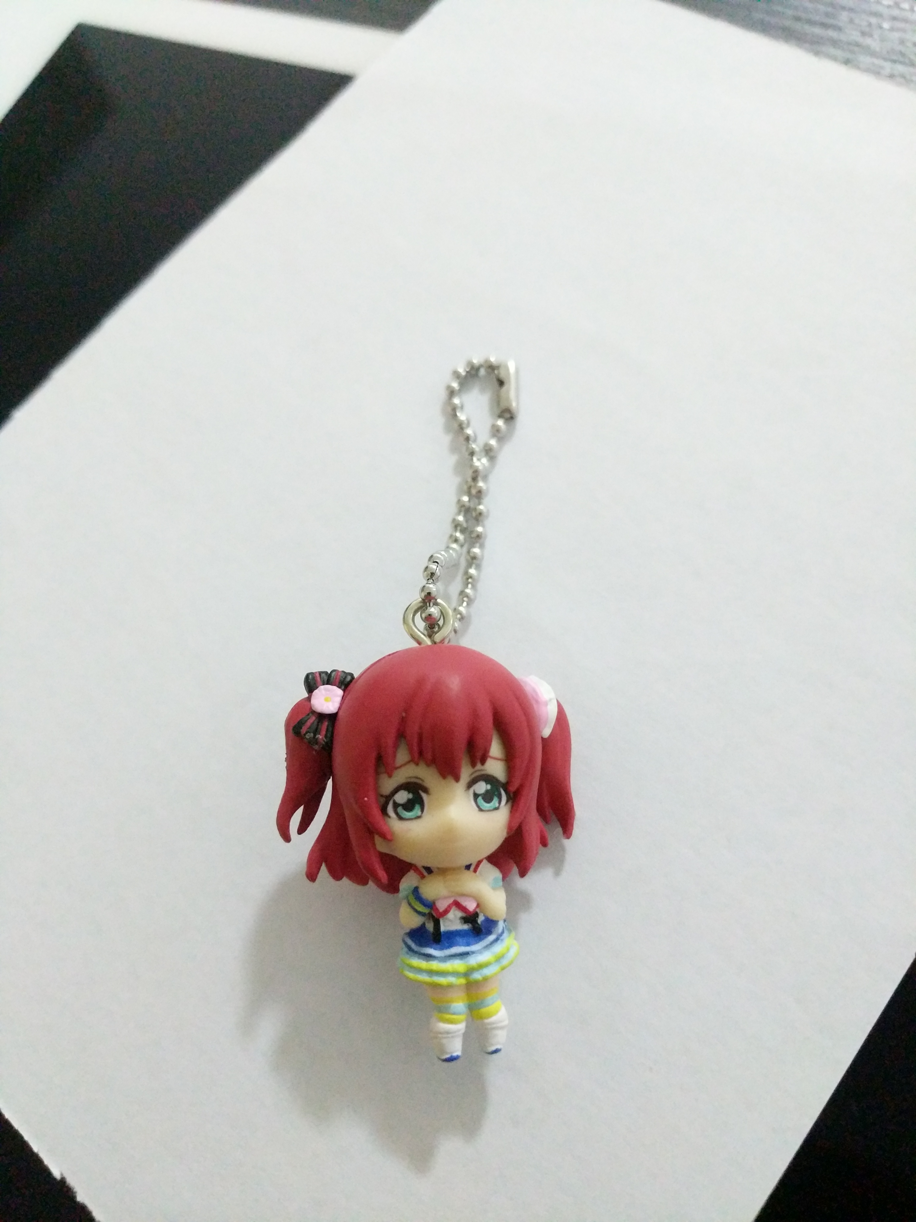 Ruby Aozora Jumping Heart mini figure strap