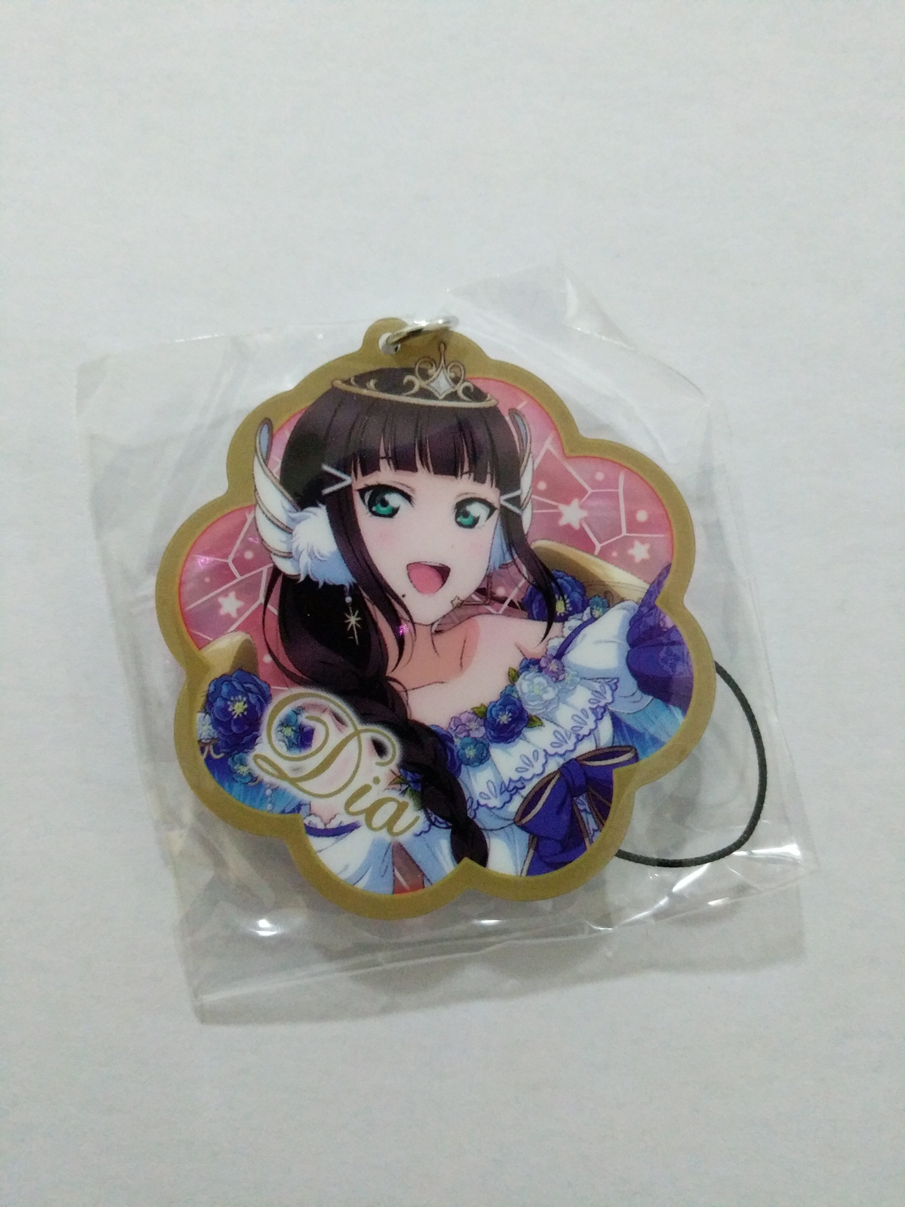 Dia angel super size acrylic keychain