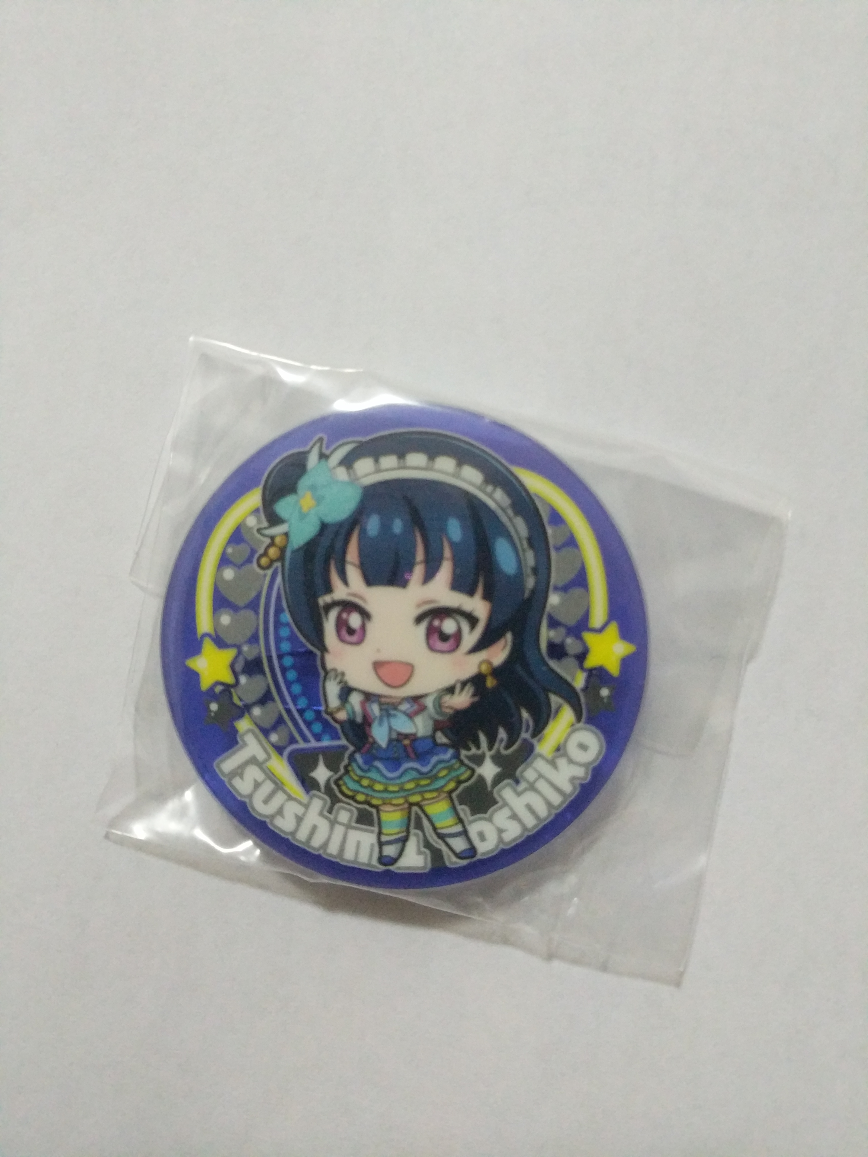 Yohane Aozora Jumping Heart acrylic badge