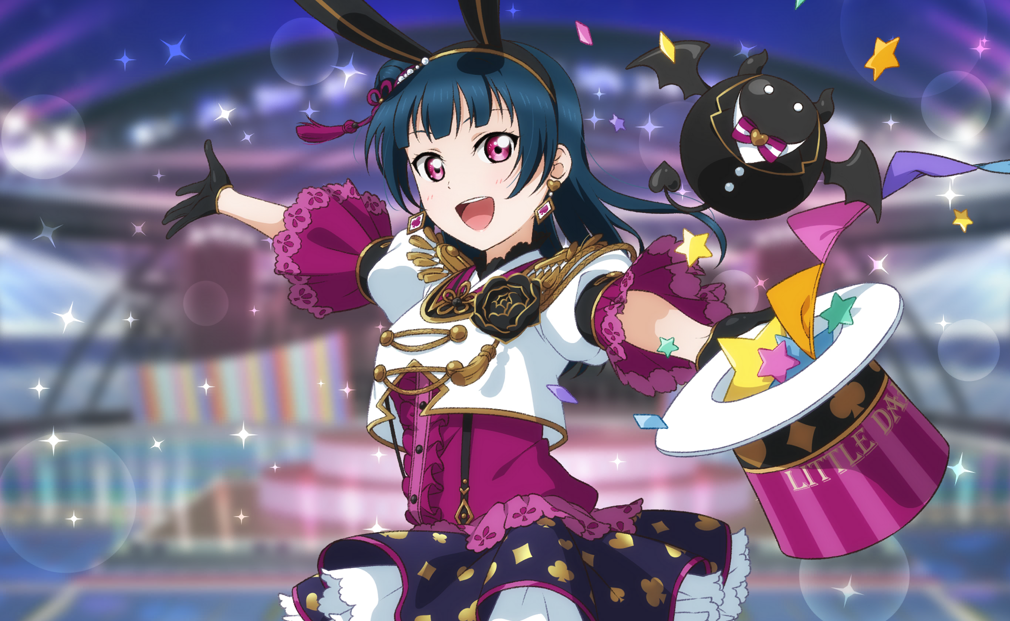 SR Yoshiko Tsushima Cool 「Black Magic Woman」 | Cards list | SIF2 ...